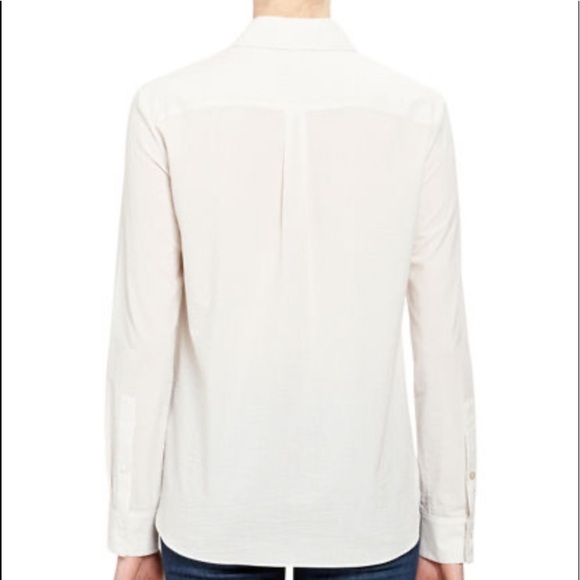 Theory Classic Straight Shirt Size Petite - Picture 4 of 7